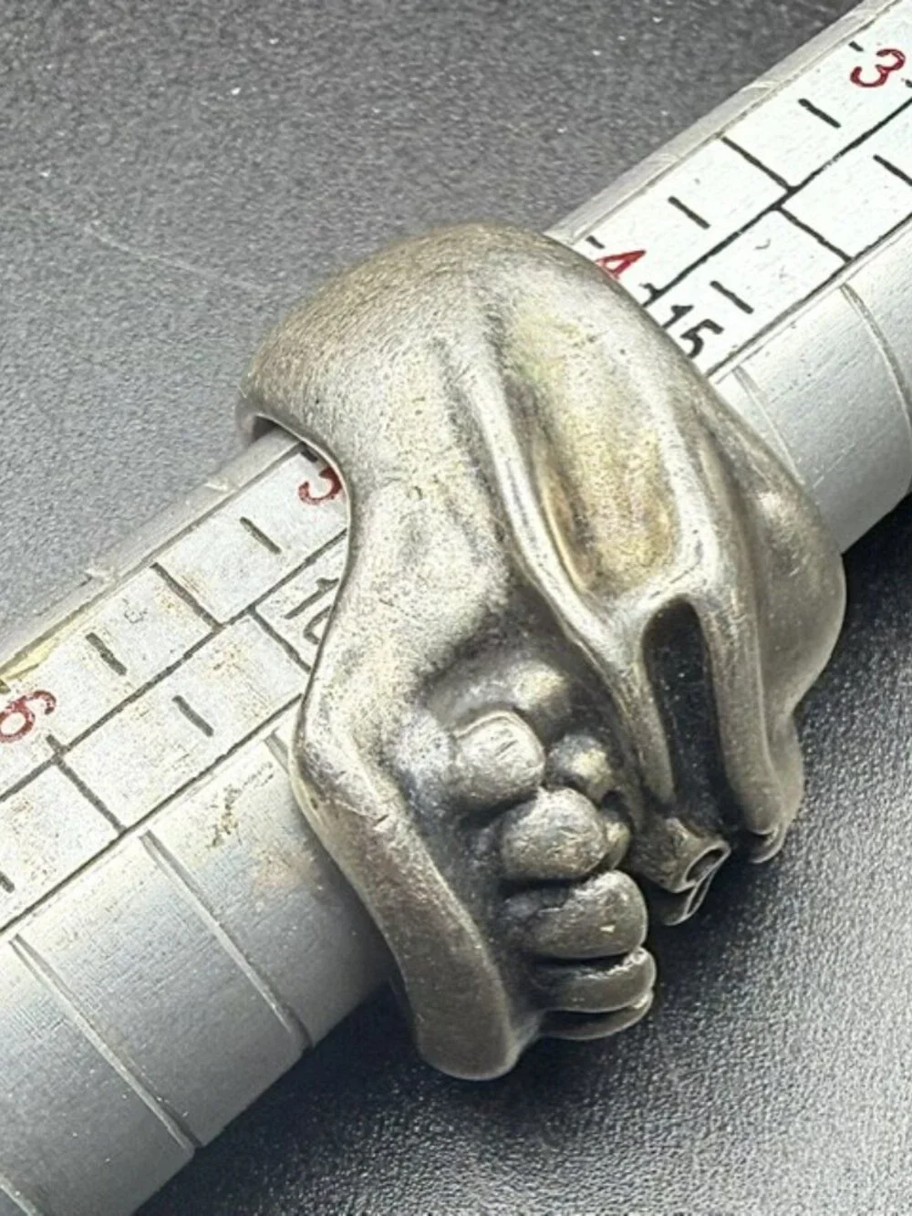STARLINGEAR Puncher Slickster Ring Silver 925 Size US 4.5 New w/Pouch